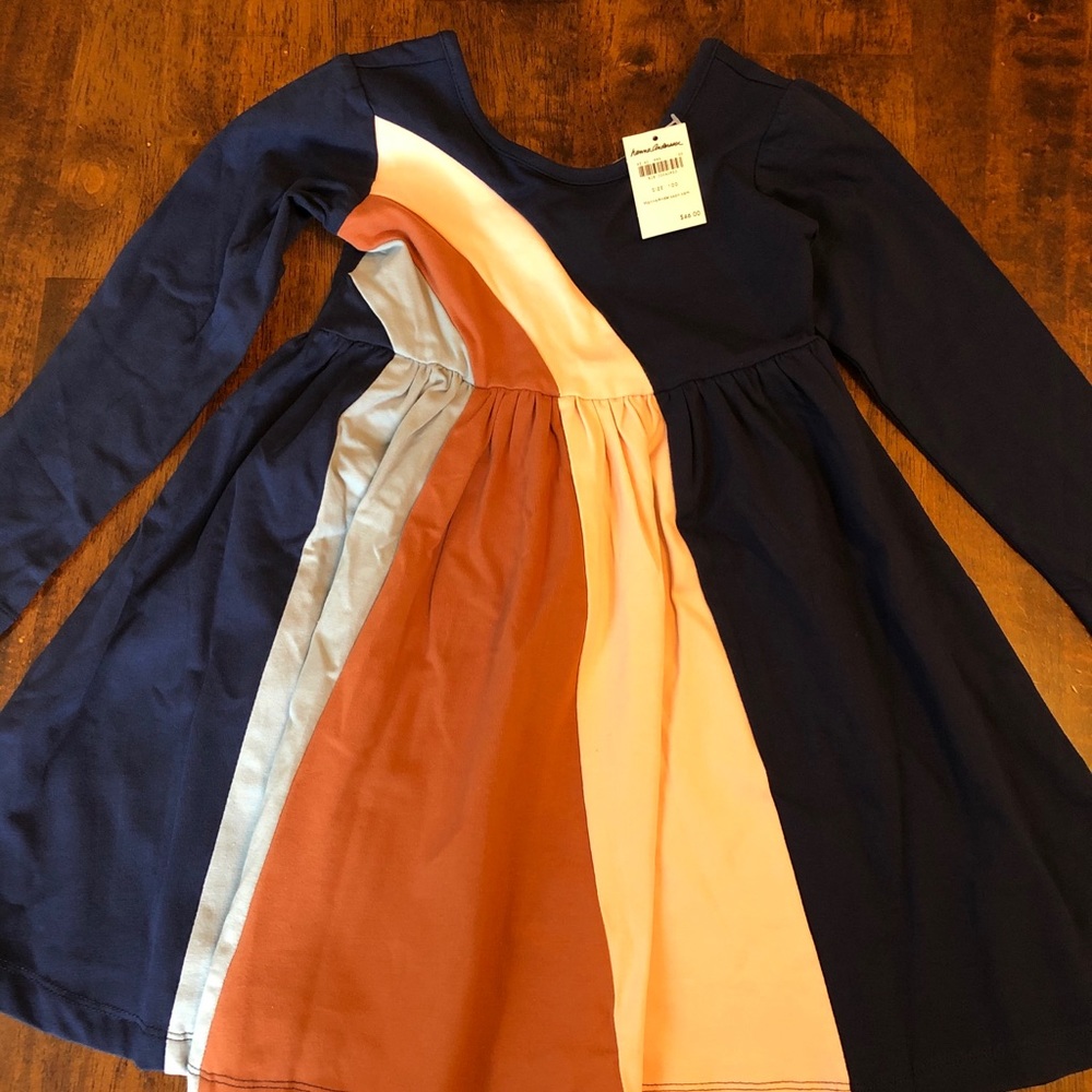 Hanna Andersson rainbow skater dress